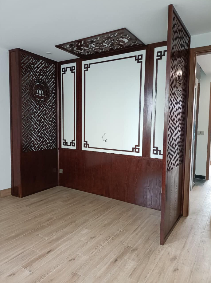 vách ngăn gỗ tự nhiên 2